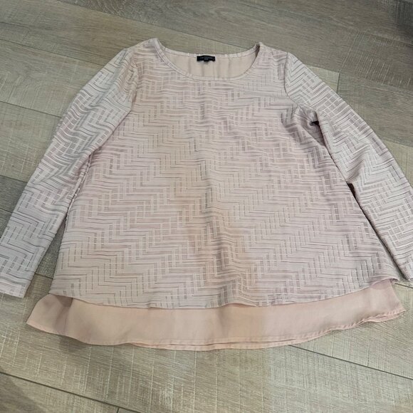 THE LIMITED WOMENS PALE PINK LARGE BLOUSE - Picture 1 of 8